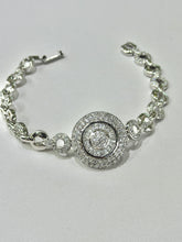 PULSERA CIRCULO CON EXTENSIBLE PLATA .925
