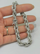 PULSO TORSAL CON ZIRCONIA - 20.5 CM X 8 MM - PLATA .925