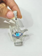 DIJE MANO CON OJO TURCO ITA - PLATA .925