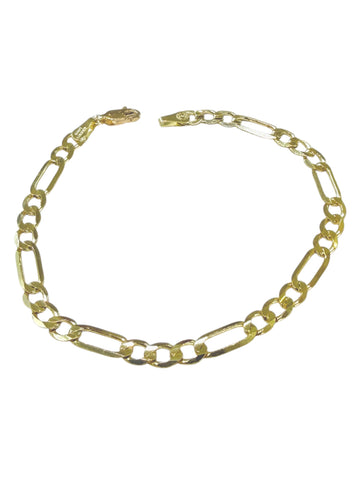 PULSO CART FIGARO 3x1 - 20.5 cm x 5.5 mm - ORO 10K