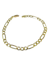 PULSO CART FIGARO 3x1 - 20.5 cm x 5.5 mm - ORO 10K