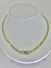 CADENA FIGARO CART 3x1 - 60 cm x 5 mm - ORO 10K