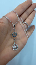 CADENA CON DIJE NUDO DE BRUJA + PENTAGRAMA - PLATA .925