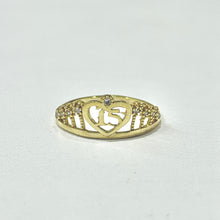 ANILLO 15 AÑOS - CORONA - ORO 10K