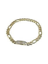 PULSO FIGARO CART 3x1 - Broche piedra - 18 cm x 6.5 mm - ORO 10K
