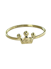ANILLO CORONA LISA MINI - ORO 10K