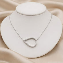 GARGANTILLA GOTA CONTORNO - PLATA .925