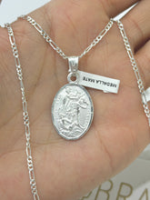 CADENA CON MEDALLA SAN MARTIN CABALLERO - PLATA .925