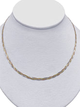 GARGANTILLA COLLAR TRENZA FLORENTINO - 40 cm - ORO 10K