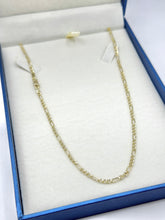 CADENA FÍGARO CART 3x1  - 2.5 MM - ITA - ORO 10K