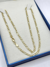 CADENA FÍGARO CÁRT - 3 MM x 50 CM - ORO 10K