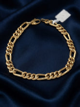 PULSO FIGARO CART LIGERO - 21.5 cm x 6 mm - ORO 10K
