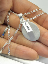 CADENA CON MEDALLA SANTÍSIMA TRINIDAD - PLATA .925
