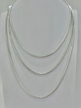 CADENA COLA DE RATA - 3 mm - PLATA .925