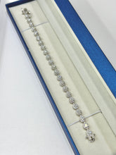 PULSERA GOTAS ZIRCONIA CHICA - PLATA .925