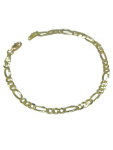PULSO CART FIGARO 3x1 - 21.5 cm x 4 mm - ORO 10K