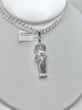 DIJE SAN JUDAS TADEO COMPLETO 3D ITALY - PLATA .925