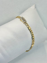 PULSO FIGARO GUCHI - Broche piedra - 21 cm x 5 mm - ORO 10K