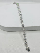 PULSERA CIRCULOS ZIRCONIA CHICO Y GRANDE - PLATA .925
