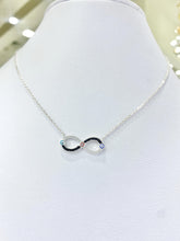 GARGANTILLA INFINITO CON OJOS TURCOS - PLATA .925