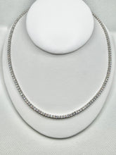 CADENA TENNIS PIEDRA ZIRCONIA 45 cm x 3 mm - PLATA .925