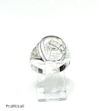 ANILLO HERRADURA CABALLO LISA - PLATA .925