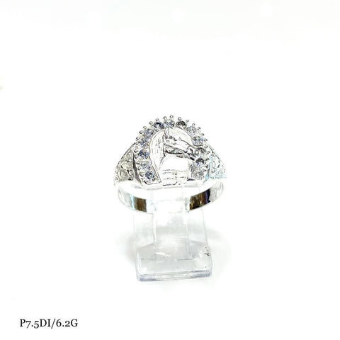 ANILLO HERRADURA CABALLO CON PIEDRA
