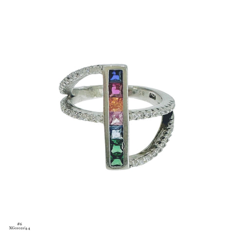 ANILLO LINEA ARCOIRIS
