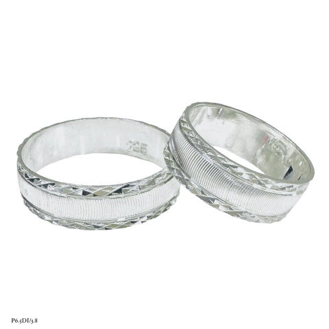 ARGOLLA DIAMANTADO MARGEN FACETADO - PLATA .925