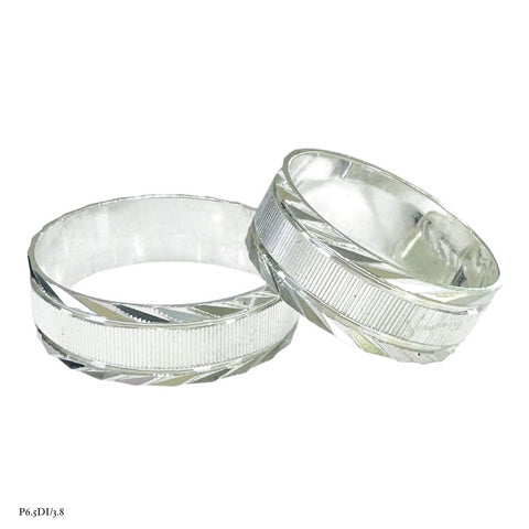 ARGOLLA DIAMANTADO MARGEN DIAGONAL - PLATA .925