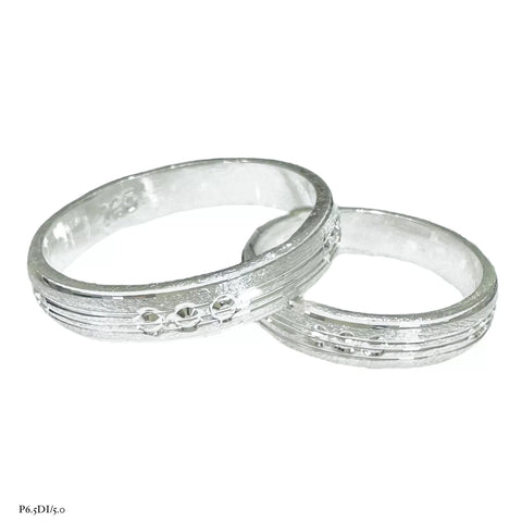 ARGOLLA DIAMANTADO ARENADO - PLATA .925