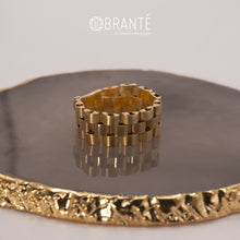 ANILLO ESLABÓN CADENA TIPO RLX - ORO 10K