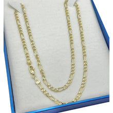 CADENA FÍGARO CÁRT - 3 MM x 50 CM - ORO 10K