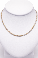 GARGANTILLA COLLAR TRENZA FLORENTINO - 40 cm - ORO 10K