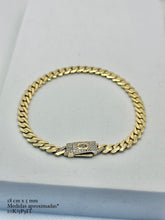 PULSO BARBADO EDGE - Broche piedra - 18 cm x 5 mm - ORO 10K