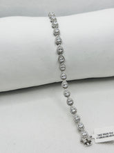 PULSERA GOTAS ZIRCONIA CHICA - PLATA .925