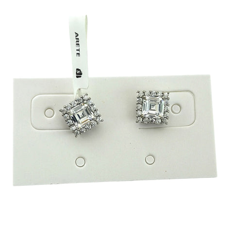 ARETE CUADRO HALO - PLATA .925