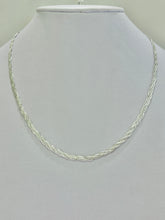 COLLAR GARGANTILLA - TRENZA 2 HILOS - PLATA .925