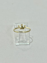 ANILLO CORONA LISA MINI - ORO 10K