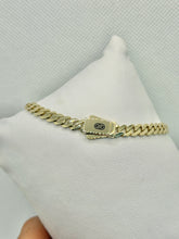 PULSO BARBADO EDGE - Broche Liso - 18 cm x 5 mm - ORO 10K
