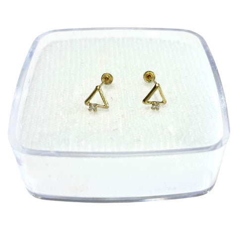 BROQUEL TRIANGULO CON ZIRCONIA