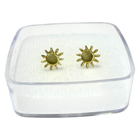 BROQUEL SOL - ORO 10K