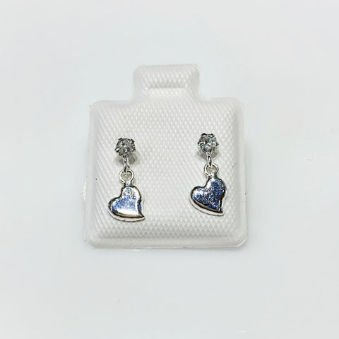 BROQUEL ZIRC. CON COLGANTE CORAZÓN