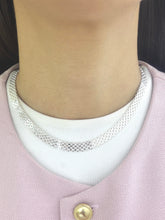 COLLAR GARGANTILLA RED GRUESA - PLATA .925