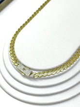 CADENA BARBADA EDGE - 60 cm x 7 mm - ORO 10K