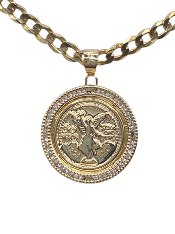 DIJE TIPO CENTENARIO A ESCALA - 2.4 cm - ORO 10K