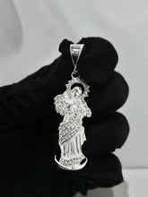 DIJE VIRGEN DESATANUDOS CON PIEDRA ZIRCONIA - PLATA .925