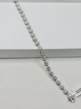 PULSERA GOTAS ZIRCONIA CHICA - PLATA .925