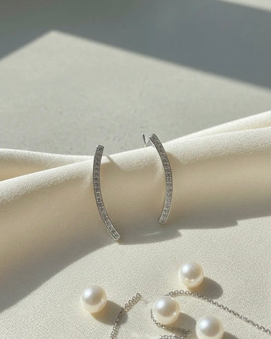 LAMBADA LÍNEA DE PIEDRAS ZIRCONIAS- PLATA .925