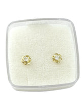 BROQUEL FLOR CALADA 3 - ORO 10K